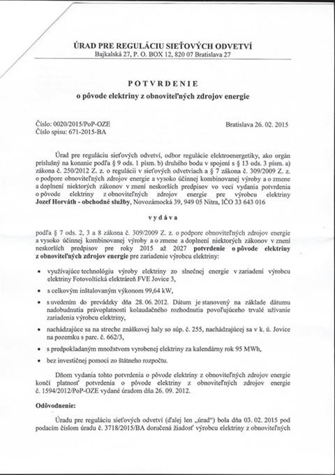 fve 3 jovice potvrdenie o povode do20271